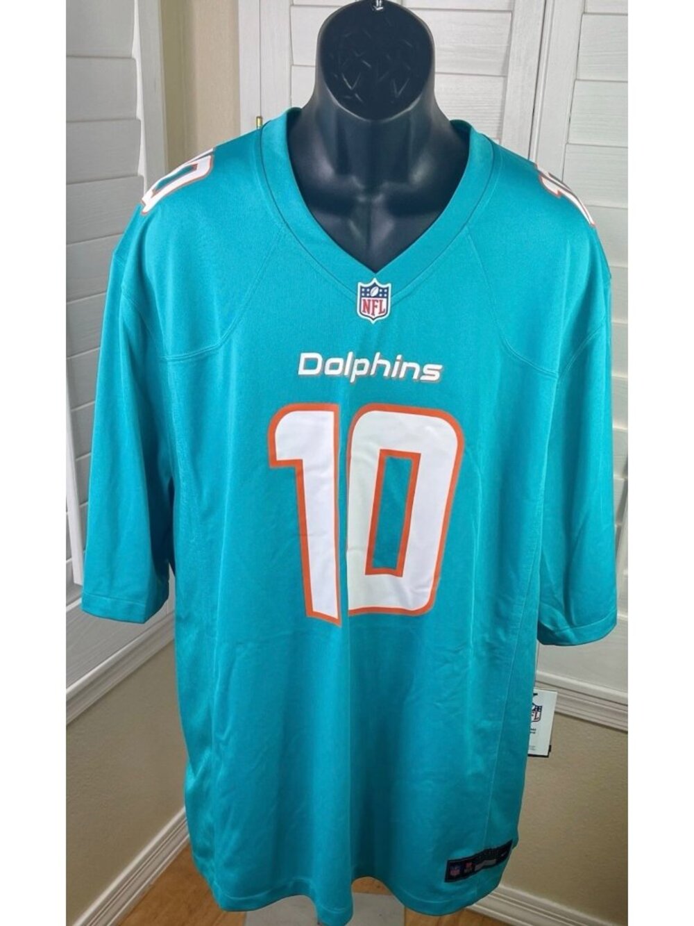Nike NFL Miami Dolphins Tyreek Hill #10 On-Field Football Jersey, Men’s 3XL, NWT